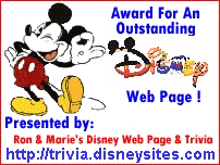Disney Trivia Award